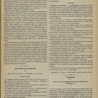 0513 - Page 501 - Recherches expérimentales sur les fonctions des nerfs sensitifs ; par M. Charles Richet / Académie de médecine. Séance du 30 mai 1876. Présentations / Élection / Lecture / Rapport. Hygiène de l'enfance. M. Devilliers / Variétés. Lettres sur l'enseignement de la médecine en Allemagne