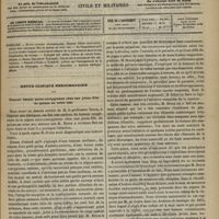 0517 - Page 505 - Sommaire / Revue clinique hebdomadaire. Tumeur foetale sacro-coccygienne chez une jeune fille de quinze ou seize ans