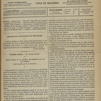 0557 - Page 545 - Sommaire / Séance de l'Académie de médecine. [Dr Victor Revillout] / Hôtel-Dieu. M. Alphonse Guérin. Hypertrophie de la portion sus-vaginale du col de l'utérus. (Leçon recueillie par M. G. Marseille)