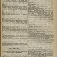 0559 - Page 547 - Hospice des Ménages. M. Ch. Bernard. Aortite. - Névrite cardiaque. - Angine de poitrine. Observation recueillie par M. E. Paul Boncour... / Thérapeutique. Les dragées Dominique à l'arséniate de fer. - Observation clinique à l'appui de leur efficacité ; par M. le Docteur Baron