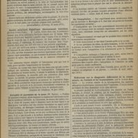 0561 - Page 549 - Revue de la presse. Rupture spontanée de l'utérus chez une multipare au huitième mois de la grossesse. Mort. (Wiener med. Presse, 1876) / La déchirure du col utérin considérée comme un cause fréquente et peu connue d'un certain nombre d'affections. Son traitement par Vogel (Berlin, 1875). (Centrablatt f. Cuivurg, 25 mars 1876) / Double cataracte diabétique. Abaissement. Guérison. (Docteur Gomez Pamo). (Annales de Ciendicas, 10 janv. 1876) / Atrophie et paralysie de la peau (W. Taylor). (Archives of Dermatology, janv. 1876) / Du sommeil chez les vieillards. (Gazz. med. di Roma, aprile 1876) / De l'amygdaline. (Archiv. di med. veter., apr. 1876) / Réflexions sur le diagnostic différentiel de la créatiniémie, de l'urémie et de l'ammoniémie, par le Docteur Montarini