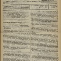 0573 - Page 561 - Sommaire / Hôpital des Enfants-Malades. M. Bouchut. Carie vertébrale. - Paraplégie. - Ophthalmoscopie. - Névro-rétinite et tubercules de la choroïde sans méningite granuleuse. - Mort. - Autopsie
