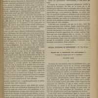 0583 - Page 571 - Hôpital Necker. M. Hardy. Bronchite capillaire avec congestion pulmonaire et méningite. (Leçon recueillie par M. G. Marseille) / Royal College of Surgeons. M. Tim. Holmes. Leçons sur le traitement des anèvrysmes. (Traduites de l'anglais par le Dr C. Caussidou). Deuxième leçon