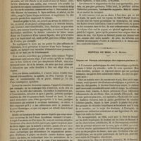 0598 - Page 586 - Hôpital de la Charité. M. Lancereaux. Kyste hydatique du foie. (Leçon recueillie par M. G. Marseille) / Hôpital du Midi. M. Mauriac. Leçons sur l'herpès névralgique des organes génitaux