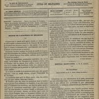 0629 - Page 617 - Sommaire / Séance de l'Académie de médecine. [Dr Victor Revillout] / Hôpital Saint-Louis. M. E. Guibout. De l'érythème. (Leçon recueillie par M. E. Goetz...)