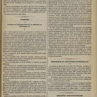 0651 - Page 639 - Société de biologie. Séance du 8 juillet 1876. Communications. Paraplégie par mal de Pott. Pleurésie intercurrente. - Particularités intéressantes concernant la température. M. Couty / Variétés. Lettres sur l'enseignement de la médecine en Allemagne / Chronique et nouvelles scientifiques. Cours libre de l'École pratique / Bulletin bibliographique