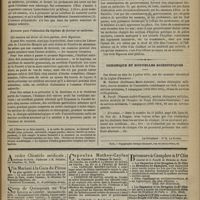 0659 - Page 647 - Variétés. Lettres sur l'enseignement de la médecine en Allemagne / Chronique et nouvelles scientifiques. Erratum