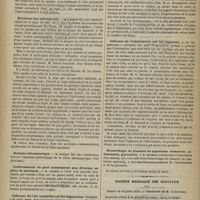 0673 - Page 661 - Société de biologie. Séance du 15 juillet 1876. Communications. Localisations cérébrales. M. Charcot / Érythème des nouveau-nés. M. Parrot / Rétinite albuminurique. M. Poncet / Conformations du pied consécutives aux diverses espèces de paralysie. M. Onimus / Influence de l'air comprimé sur les organismes vivants. M. Paul Bert / Influence de l'éthérisation sur les végétaux. M. Cl. Bernard / Hémorrhagie du plancher du quatrième ventricule, albuminurie, glycosurie. M. Dutray / Société médicale des hôpitaux. Séance du 14 juillet 1876. Présentation de malade. Ulcération tuberculeuse de la langue. M. Féréol