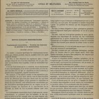 0709 - Page 697 - Sommaire / Revue clinique hebdomadaire. Vomissements incoercibles. - Troubles des fonctions de nutrition et de menstruation