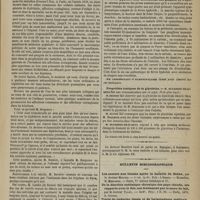 0723 - Page 711 - Société médicale des hôpitaux. Séance du 28 juillet 1876. Rapport trimestriel sur les maladies régnantes. Diphtérie, contagion dans les hôpitaux, nécessité absolue de l'isolement des enfants atteints de cette maladie. M. Ernest Besnier / Présentations. Fièvre typhoïde sans altérations des plaques de Peyer. M. Lépine / Propriétés toxiques de la glycérine. M. Dujardin-Beaumetz / Bulletin bibliographique