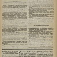 0739 - Page 727 - Thèses soutenues à la Faculté de médecine de Paris pendant l'année 1876 / Chronique et nouvelles scientifiques. Faculté de médecine de Paris / Faculté de médecine de Nancy / Faculté des sciences de Nancy / École de médecine d'Alger / École de médecine d'Amiens / École de médecine de Besançon / École de médecine de Dijon / Ecole de médecine de Limoges / École de médecine de Poitiers / Prix à décerner en 1877 / Bulletin bibliographique