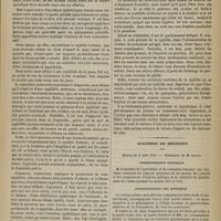 0751 - Page 739 - Hôpital Necker. M. Hardy. Syphilide pustulo-crustacée serpigineuse. (Leçon recueillie par M. G. Marseille) / Académie de médecine. Séance du 8 août 1876. Correspondance officielle / Correspondance non officielle. M. le Docteur Bureq : La dynamométrie et la pulmométrie à l'École normale de gymnastique militaire de la Faisanderie