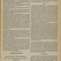0761 - Page 749 - Hypertrophie totale de la prostate. Premiers accidents relatifs à la miction remontant à une dizaine d'années ; - rétention complète de l'urine ; - cathétérismes répétés, infructueux ; - ponction hypogastrique ou sus-pubienne de la vessie ; - succès confirmé un an après l'opération. Par le Docteur J. Forestier... / Société de chirurgie. Séance du 9 août 1876. Correspondance / Rapports. Traitement des anévrysmes. M. Verneuil / Communications