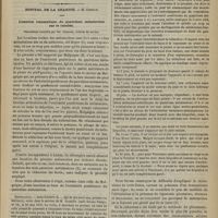 0767 - Page 755 - Hôtel-Dieu. M. Rigal. Sclérose latérale amyotrophique. (Leçon recueillie par M. G. Marseille) / Hôpital de la Charité. M. Gosselin. Luxation traumatique du quatrième métatarsien sur le cuboïde. Observation recueillie par Oct. Guelliot...