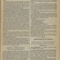 0785 - Page 773 - De la manie rhumatismale. Par M. le Docteur Desnos... / Coqueluche. - Érythème atrophique ; par M. le Docteur Bourguet... / Société médicale des hôpitaux. Séance du 11 août 1876. Communications. Manie rhumatismale. M. Desnos / De l'alcool comme cause de l'hypertrophie ganglionnaire généralisée et de la leucocythémie. M. Olivier