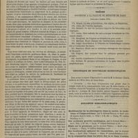 0787 - Page 775 - Variétés. Lettres sur l'enseignement de la médecine en Allemagne / Thèses soutenues à la Faculté de médecine de Paris pendant l'année 1876 / Chronique et nouvelles scientifiques. Erratum / Bulletin bibliographique