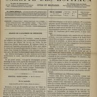 0789 - Page 777 - Sommaire / Séance de l'Académie de médecine. [Dr Victor Revillout] / Hôpital Saint-Louis. M. E. Guibout. De la varicelle. (Leçon recueillie par M. E. Goetz...)