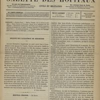 0813 - Page 801 - Sommaire / Séance de l'Académie de médecine. [Dr Victor Revillout] / Hôpital Necker. M. Hardy. De la sclérose en plaques