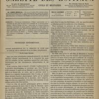 0829 - Page 817 - Sommaire / Physiologie expérimentale. Critique expérimentale sur la formation du sucre dans le sang ou sur la fonction de la glycémie physiologique ; par M. Claude Bernard