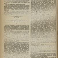 0834 - Page 822 - Anesthésie par la méthode des injections intra-veineuses de chloral ; par M. J. Linhart... / Variétés. Lettres sur l'enseignement de la médecine en Allemagne