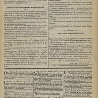 0843 - Page 831 - Variétés. Lettres sur l'enseignement de la médecine en Allemagne / Chronique et nouvelles scientifiques. Faculté de médecine de Paris / Faculté de médecine de Montpellier / Faculté mixte de médecine de Lille / École de médecine d'Amiens / École de médecine de Caen / École de médecine de Marseille / École de médecine de Nantes / École de pharmacie de Paris / Bulletin bibliographique