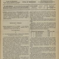 0845 - Page 833 - Sommaire / Physiologie générale. Critique expérimentale sur la glycémie. - Des conditions physico-chimiques et physiologiques à observer pour la recherche du sucre dans le sang, par M. Claude Bernard