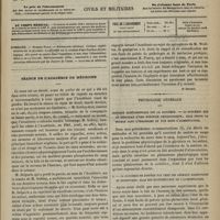 0861 - Page 849 - Sommaire / Séance de l'Académie de médecine. [Dr Brochin] / Physiologie générale. Critique expérimentale sur la glycémie. - La glycémie est le résultat d'une fonction physiologique, elle prend sa source dans l'organisme et non dans l'alimentation