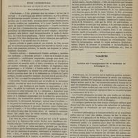 0881 - Page 869 - Hôtel-Dieu. M. Rigal. Atrophie musculaire progressive / Étude expérimentale sur l'entrée de l'air dans les veines et les gaz intra-vasculaires ; par le Docteur Louis Couty / Des troubles intellectuels dûs à l'intoxication lente par le gaz oxyde de carbone ; par le Docteur P. Moreau... / Variétés. Lettres sur l'enseignement de la médecine en Allemagne