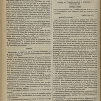 0914 - Page 902 - Académie de médecine. Séance du 26 septembre 1876. Suite de la discussion sur le spirophore de M. Woillez. M. Piorry se défend vis-à-vis de M. Woillez / Lecture. Physiologie et anatomie de la colonne vertébrale. M. Jules Guérin / Variétés. Lettres sur l'enseignement de la médecine en Allemagne