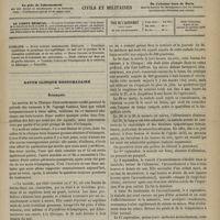 0917 - Page 905 - Sommaire / Revue clinique hebdomadaire. Éclampsie