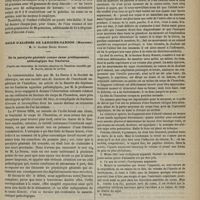 0951 - Page 939 - Hôpital des Enfants-Malades. M. Bouchut. Épilepsie intermittente tierce et thérapeutique des fièvres larvées convulsives de l'enfance. - Thérapeutique de la pneumonie morbilleuse / Asile d'aliénés de Laroche-Gandon (Mayenne) ; M. le Docteur Henry Bonnet. De la paralysie générale comme cause prédisposante pathologique des fractures. D'après une observation de fracture complexe de l'humérus recueillie par M. Biaute...