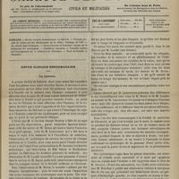 0965 - Page 953 - Sommaire / Revue clinique hebdomadaire. La ladrerie