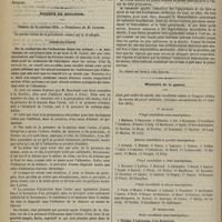 1002 - Page 990 - Maladies et hygiène des ouvriers travaillant à la fabrication des agglomérés de houille et de brai ; par le Docteur Manouvriez fils... (Communication faite le 29 septembre au Congrès d'hygiène de Bruxelles) / Société de biologie. Séance du 21 octobre 1876. Communications. De la recherche de l'albumine dans les urines. M. Bouchard, en son propre nom et au nom de M. Cadier / Localisations cérébrales. M. Pitres / Ministère de la guerre. Liste par ordre de mérite des candidats admis à l'emploi d'élève du service de santé militaire. (Décision ministérielle du 17 octobre 1876)