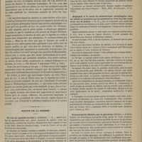 1017 - Page 1005 - Royal College of Surgeons. M. Tim. Holmes. Leçons sur le traitement des anévrysmes. (Traduites de l'anglais par le Dr C. Caussidou). (Deuxième série). Première leçon / Revue de la presse. Un cas de syphilis du foie (L. Goldstein). (Berl., Klin. Wochenschr., n° 19. 1876) / Asphyxie à la suite du cathérisme oesophagien chez un aliéné et produite par la pénétration d'un liquide vomi dans les bronches. (Archiv. ital. per le mal. Nerv., septembre 1876, et Gazetta med. italiana prov. Venete, p. 293) / Traitement du diabète par la glycérine (Jakoles)