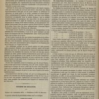 1040 - Page 1028 - De l'influence des anomalies de la réfraction sur la production des maladies des voies lacrymales ; par M. le Docteur Badal / Société de biologie. Séance du 4 novembre 1876. Communications. Érythème douloureux de la face d'origine cérébrale. M. Ball / Du sang dans les anémies. M. Hayem