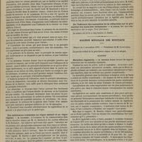 1041 - Page 1029 - Société de biologie. Séance du 4 novembre 1876. Communications. Du sang dans les anémies. M. Hayem / De la recherche et du dosage des alcaloïdes dans l'urine. M. Bouchard / Des substances communes au règne animal et au règne végétal. M. Dastres / Hémorrhagie vulvaire chez un nouveau-né ; - hémorrhagie cérébrale. M. Gellé / De l'influence des anomalies de la réfraction sur la production des maladies lacrymales. M. Badal / Société médicale des hôpitaux. Séance du 3 novembre 1876. Rapport. Maladies régnantes. M. Besnier