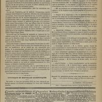 1051 - Page 1039 - Académie de médecine. Séance du 7 novembre 1876. Communication. Nouvelle méthode de traitement des rétrécissements de l'urèthre. Dilatation immédiate progressive. M. Léon Le Fort / Chronique et nouvelles scientifiques. Faculté de médecine. - Avis / Hospice de la Salpêtrière / Cours complémentaire sur les maladies des enfants / Hôpital des Cliniques. - Cours de Clinique chirurgicale / Cours d'histoire et de chirurgie de la médecine / Pathologie médicale / Cours d'anatomie appliquée à la physiologie et à la pathologie / Hôpital Necker. - Cours complémentaire sur les maladies des voies urinaires