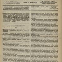 1077 - Page 1065 - Sommaire / Revue clinique hebdomadaire. Hystérie, hystéro-épilepsie à crises mixtes et à crises distinctes. - Contracture hystérique et contracture tabétique