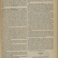 1089 - Page 1077 - Société de biologie. Séance du18 novembre 1876. Communications. Alcoolisme chronique. M. Magnan / Rapport inverse existant entre le sucre et l'oxygène du sang dans certains cas pathologiques. M. Dastres / Disposition des muscles du périnée. M. Cadiat / Disposition des vaisseaux sanguins. M. Cadiat / Une épidémie de tétanie. M. Regnard / Variétés. La mort du Dauphin Louis XVII