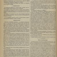 1098 - Page 1086 - Académie de médecine. Séance du 14 novembre 1876. Correspondance non officielle / Présentations / Communications. Pustules vaccinales ulcérées. M. Alphonse Guérin / Lecture. Non-inoculabilité du tubercule. M. Metzquer / École d'anthropologie