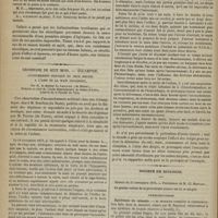 1112 - Page 1100 - Hospice de Bicêtre. M. Legrand du Saulle. Les épileptiques. Particularités cliniques. - État mental. - Actes criminels / Grossesse de huit mois. - Éclampsie. Accouchement provoqué en deux heures à l'aide de la main seulement, par M. le Docteur E. Leriche... / Société de biologie. Séance du 25 novembre 1876. Communications. Épidémie de tétanie. M. Magnan