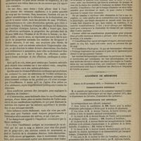 1121 - Page 1109 - Hôtel-Dieu de Marseille. M. A. Fabre. De l'anémie par affection cardiaque. (Leçon recueillie par M. A. Gros...) / Otologie de l'échange des gaz dans la caisse du tympan ; par M. le Docteur Loewenberg / Académie de médecine. Séance du 28 novembre 1876. Correspondance officielle / Correspondance non officielle