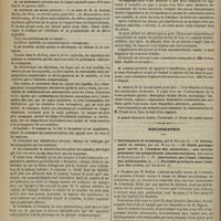 1122 - Page 1110 - Académie de médecine. Séance du 28 novembre 1876. Présentations. M. Guéneau de Mussy, en son propre nom : Étude historique et critique sur l'étiologie et la prophylaxie de la fièvre typhoïde / Lectures. M. Koeberlé... : Hémostasie définitive par une compression exercée à l'aide des pinces hémostatiques / M. Proust : Contribution à l'étude des localisation cérébrales / Bibliographie. I. Dictionnaire de botanique, par H. Baillon. - II. Dictionnaire de chimie, par Ad. Wurtz. - III. Guide pratique pour servir à l'examen des caractères... que doivent présenter les préparations pharmaceutiques, par Lepage et Patrouillard. - IV. Instruction sur l'essai chimique des médicaments. - V. Procédés pratiques pour l'analyse des urines, par Delefosse