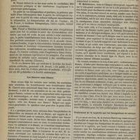 1126 - Page 1114 - Revue clinique hebdomadaire. Enfoncement de la bosse pariétale gauche. - Hémiplégie faciale droite. - Monoplégie brachiale droite. - Trépanation. - Diminution instantanée des accidents après l'opération. - Leur disparition ultérieure. - Guérison / Les fissures sans fissure / Traitement de la syphilis par les fumigations de calomel