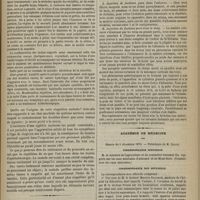 1145 - Page 1133 - Clinique Ophthalmologique. M. Badal. Observation de rétinite pigmentaire type / Lotion contre l'acné simple (Hardy) / Médecine expérimentale. Nouvelles recherches sur l'action de la fuchsine non arsenicale introduite dans l'estomac et dans le sang ; par MM. Feltz et Ritter / Académie de médecine. Séance du 5 décembre 1876. Correspondance officielle / Correspondance non officielle