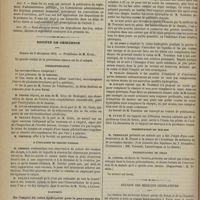 1154 - Page 1142 - Organisation des services hospitaliers de l'armée dans les hôpitaux militaires et dans les hospices civils ; par M. le Docteur Marmottan... / Société de chirurgie. Séance du 6 décembre 1876. Correspondance. M. Tillaux, de la part de M. Gelée : Signe nouveau indiquant qu'un nouveau-née a respiré, signe tiré de l'inspection de l'oreille interne / À l'occasion du procès-verbal. M. Terrier : Suture des tendons des doigts / Rapports. De l'emploi du coton hydrophile pour le pansement des plaies. M. Paulet / M. Guyon, sur différents travaux adressés par M. le Professeur Cras... : Plaies de l'urèthre / Présentation de malade / Présentation de pièce / Réunion des médecins législateurs