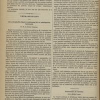 1176 - Page 1164 - Physiologie pathologique. Note sur l'action du fer dans l'anémie ; par M. G. Hayem / Thérapeutique. Du podophyllin dans le traitement de la constipation habituelle ; par M. le Docteur Rousselet / Traitement du carreau ; par le Docteur Lubert