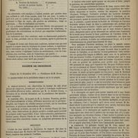 1177 - Page 1165 - Thérapeutique. Traitement du carreau ; par le Docteur Lubert / Société de chirurgie. Séance du 13 décembre 1876. Présentations. M. Trélat : Tumeur du sein droit datant de vingt ans, formée par un kyste à trois loges renfermant des caillots fibrineux noirs / M. Verneuil, au nom de M. le Docteur Fleury... : Fistule uréthro-rectale ayant précédé de quelques mois l'apparition d'une tuberculisation pulmonaire / Discussion. Des ruptures de l'urèthre. M. Rochard...