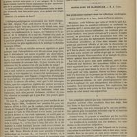 1183 - Page 1171 - Hospice de Bicêtre. M. Legrand du Saulle. Les épileptiques. Particularités cliniques. - État mental. - Actes criminels / Hôtel-Dieu de Marseille. M. A. Fabre. Des phénomènes spinaux dans les affections cardiaques. (Leçon recueillie par M. A. Gros...)