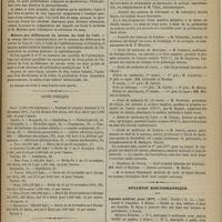 1187 - Page 1175 - Société de biologie. Séance du 16 décembre 1876. Communications. Nécrose du larynx dans la fièvre typhoïde. M. Leven / De la coloration du sang. M. Malassez / Mesure des différences de niveau du fond de l'oeil. M. Badal / Santé publique / Chronique et nouvelles scientifiques. École des hautes études / Faculté des sciences de Clermont / Faculté des sciences de Poitiers / École de médecine de Besançon / École de médecine de Caen / École de médecine de Clermont / École de médecine de Lyon / École de médecine de Poitiers / Hôpitaux de Nancy / Bulletin bibliographique